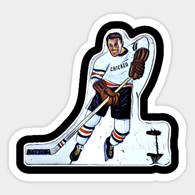 Coleco Table Hockey Players - Chicago Blackhawks Sticker by mafmove
